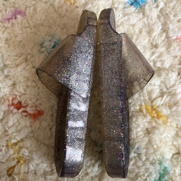 Rainbow Glitter Jelly Slides - Picture 4 of 6